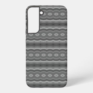 Black and grey patterned samsung galaxy case
