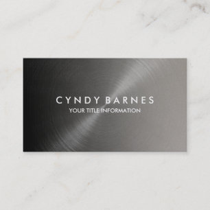 Black and Grey Sheen Business Card