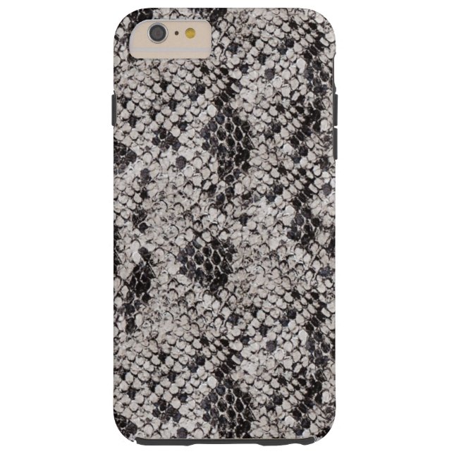 Black and Grey Snake Skin Case-Mate iPhone Case (Back)
