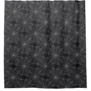 Black and Grey Spiderweb Gothic Pattern
