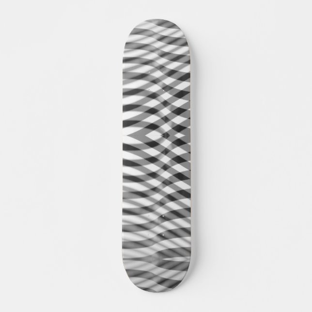 Black and grey stripes overlay skateboard (Front)