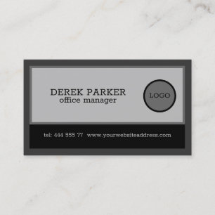 Black And Grey Tones Business Card