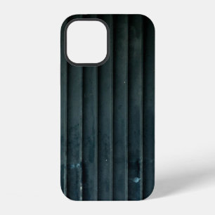 Black and grey wooden door iPhone 12 case