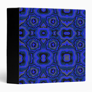 Black and indigo blue abstract pattern. binder
