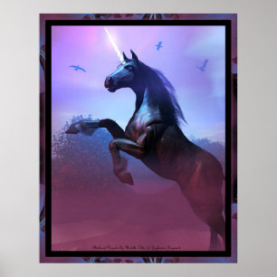 Black and Majestic By Michelle Wilder Poster