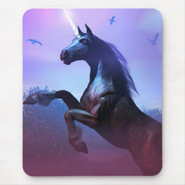 Black and Majestic Mousepad (Front)