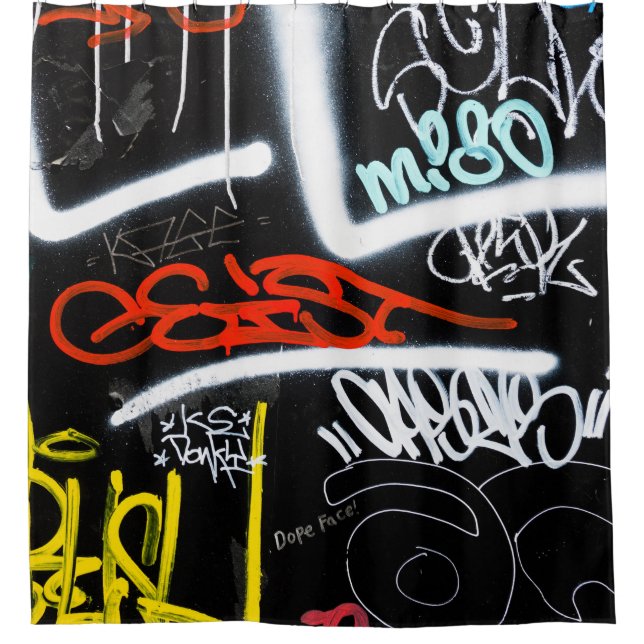 Black and multicolored graffiti art (Front)