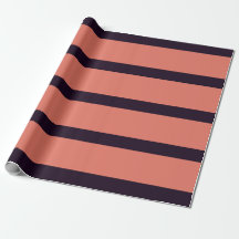 Black and Orange Cool Tone Pencil Stripes