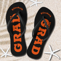 Black and Orange Graduation Senior Class