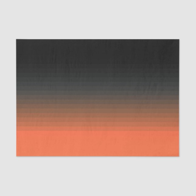 Black and Orange  Tissue Paper (Front)