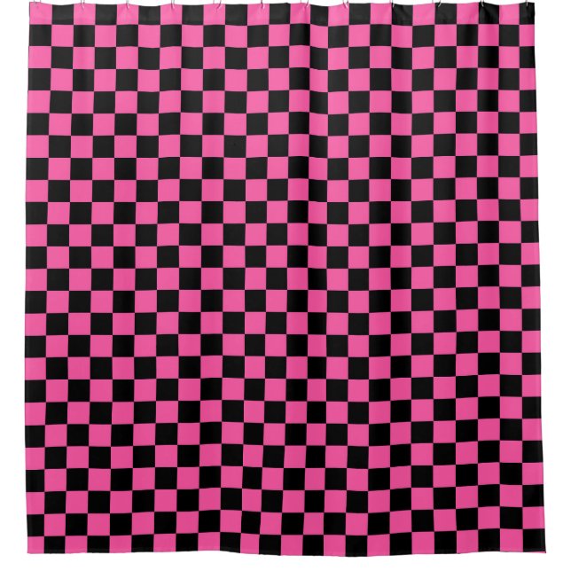 Black and pink checkerboard pattern (Front)