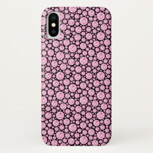 Black and Pink Diamond Bling Pattern Case-Mate iPhone Case