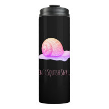 Black and Pink Don't Squish Snails