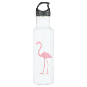 Black and Pink Flamingo 710 Ml Water Bottle