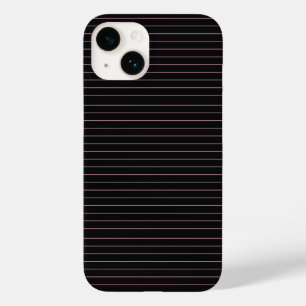 black and pink striped Case-Mate iPhone 14 case