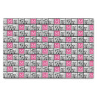 Black and Pink Trendy Photo Collage with Monogram