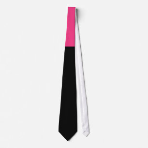 black and pink two tone tie