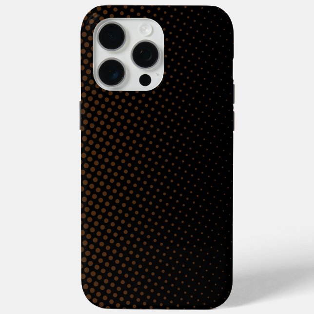 Black and Polka dots Case-Mate iPhone Case (Back)