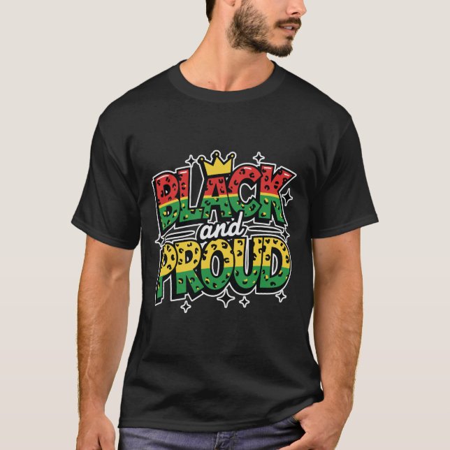 Black and Proud T-Shirt (Front)