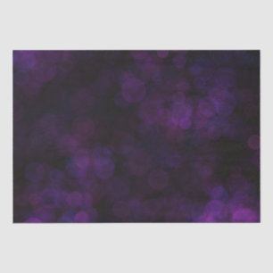 Black and Purple Bokeh  Tissue Paper
