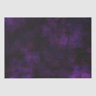 Black and Purple Bokeh  Tissue Paper