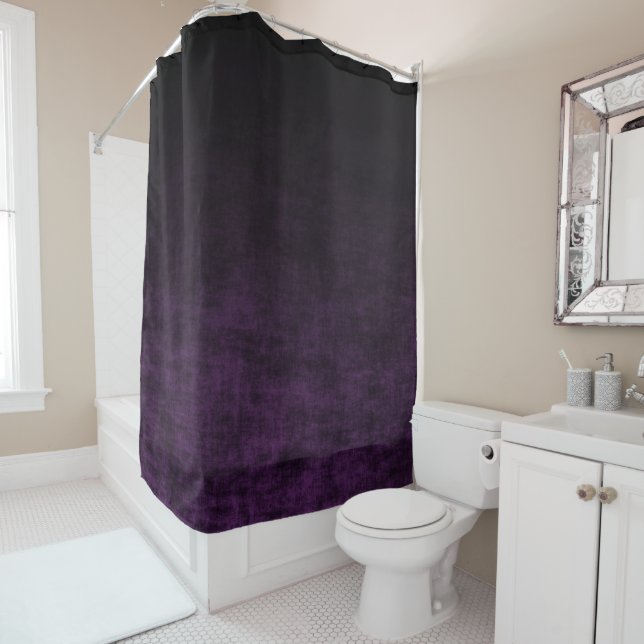 Black and Purple Grunge Ombre Texture (In Situ)