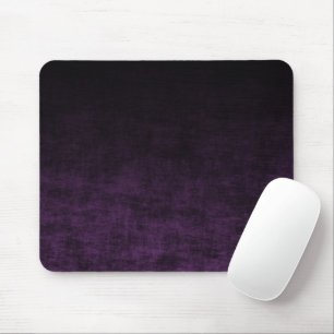 Black and Purple Grunge Ombre Texture Mouse Pad