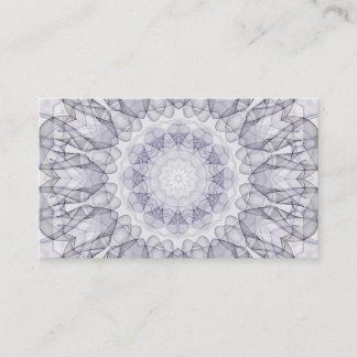 Black and Purple haze Kaleido Business Card