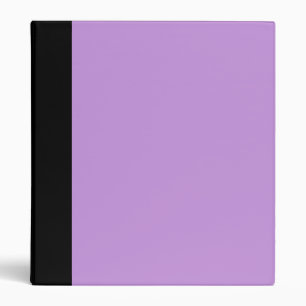 Black and Purple Lavender Binder