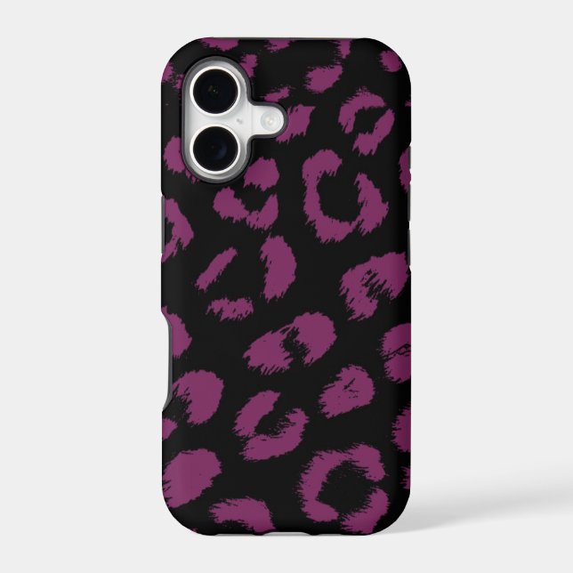 Black and Purple Leopard Pattern (Back)