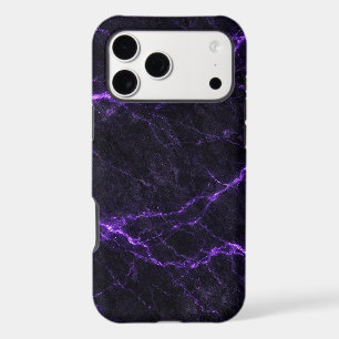 Black and Purple Marble Phone Case