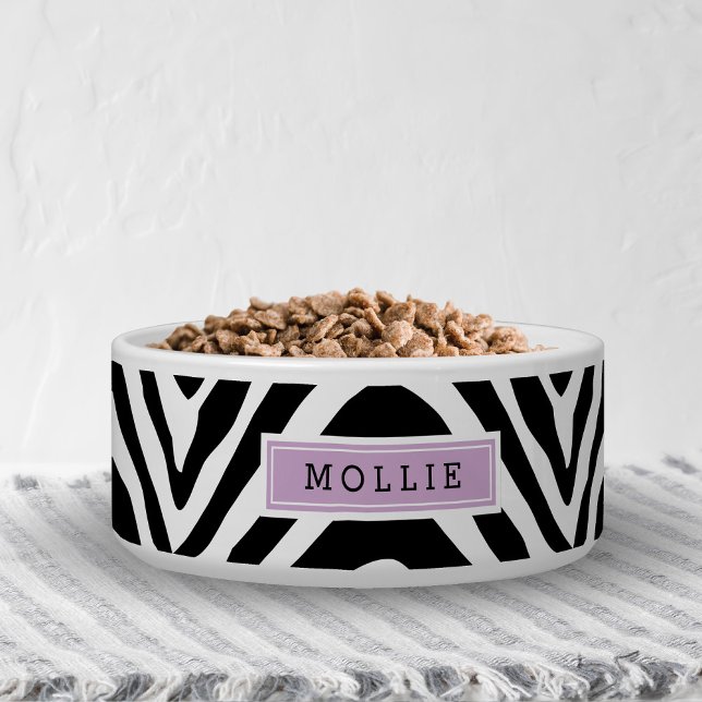 Black and Purple Zebra Print Monogram (Creator Uploaded)