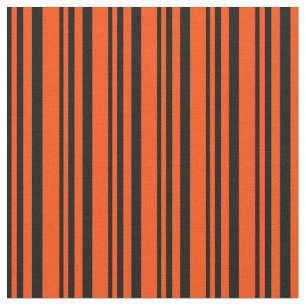 Black and Red Coloured Lined/Striped Pattern Fabric