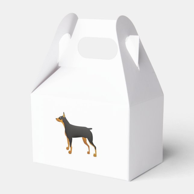black and red dobie new toon favor box (Front Side)