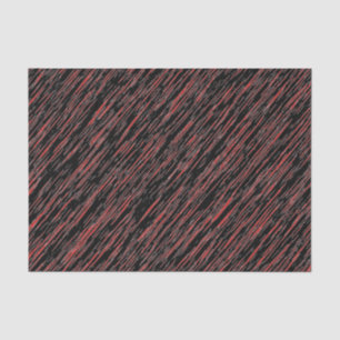 Black and Red Grunge Pattern Tissue Paper