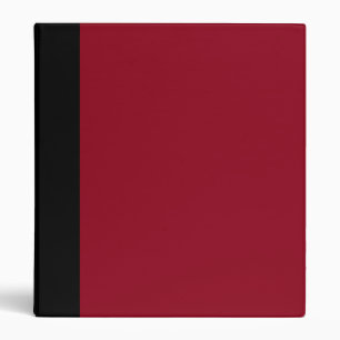 Black and Red Maroon Binder