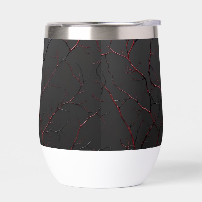 Black and Red Veins (Left)