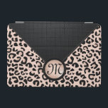 Black and Rose Blush Leopard | Monogram iPad Mini Cover<br><div class="desc">Electronic Case. ⭐This Product is 100% Customizable. *****Click on CUSTOMIZE BUTTON to add, delete, move, resize, changed around, rotate, etc... any of the graphics or text or use the fill in boxes. ⭐99% of my designs in my store are done in layers. This makes it easy for you to resize...</div>