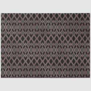 Black and Rose Gold Tissue Paper