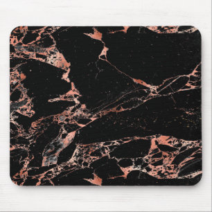 Black and rose mouse pad