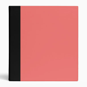 Black and Salmon Binder