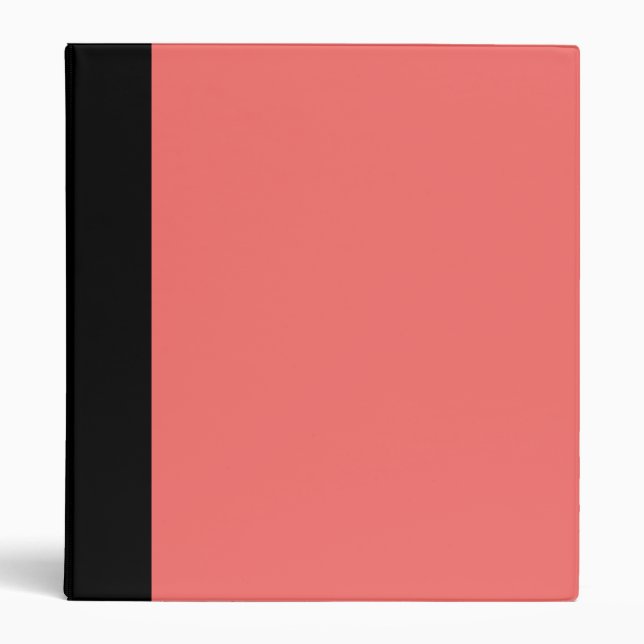 Black and Salmon Binder (Front)