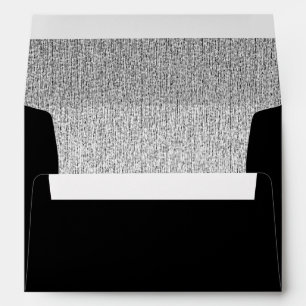Black and Silver Envelopes 5x7