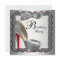 Black and Silver High Heel Shoe Birthday Party