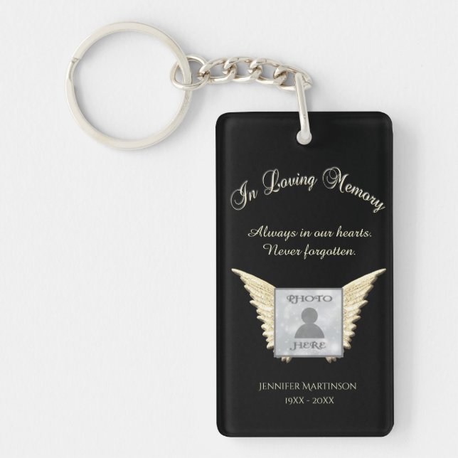 Black and Silver Memorial Angel Ailes Ajouter une  (Devant)