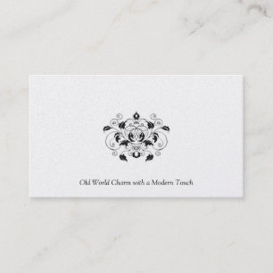 Black and Silver Platinum Business Card