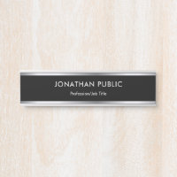 Black And Silver Template Professional Modern
