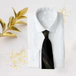 Black and Sparkly Gold  Tie<br><div class="desc">Black and Sparkly Gold Neck Tie</div>
