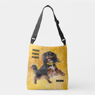 Black and Tan Cavalier Freestyle Customizable Crossbody Bag
