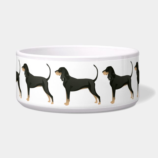 Black and Tan Coonhound Basic Breed Customizable (Front)